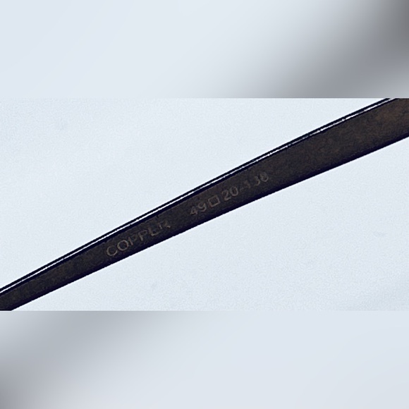 La Jolla Brown Oval Sunglasses Frames Only - Picture 8 of 8